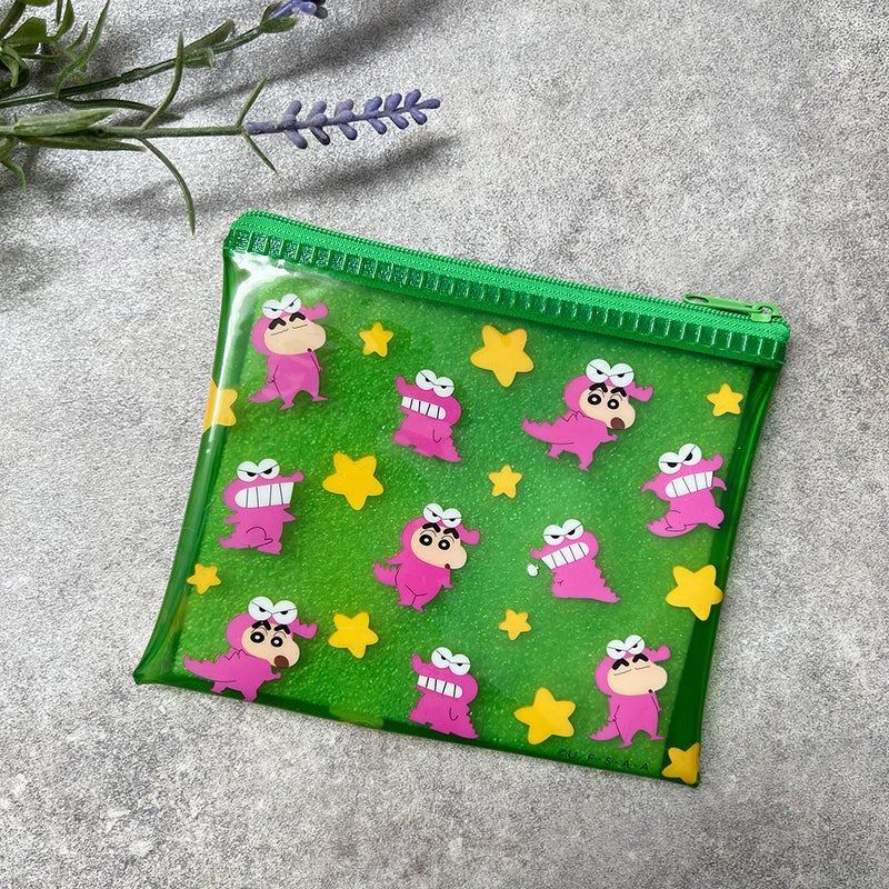 [In Stock] Crayon Shin-chan Transparent Toy Bag - Green SH0129