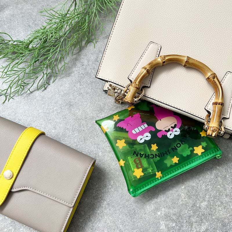 [In Stock] Crayon Shin-chan Transparent Toy Bag - Green SH0129