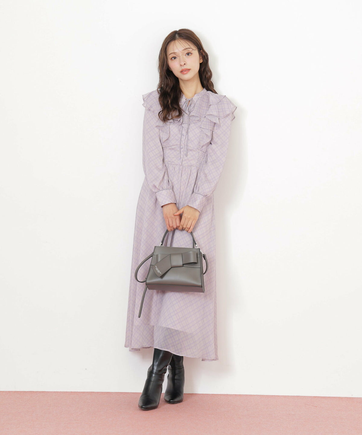 [預訂款] [請先向客服查詢日本庫存] JILL by JILL STUART- 優雅甜美立體蝴蝶結系列經典手頭一體單肩包（全5色） SG0098