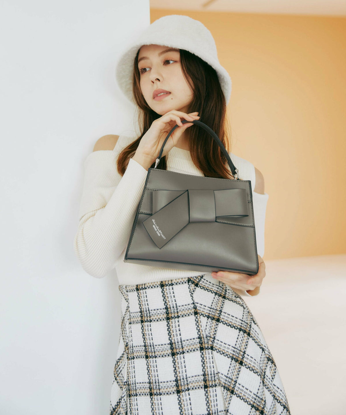 [預訂款] [請先向客服查詢日本庫存] JILL by JILL STUART- 優雅甜美立體蝴蝶結系列經典手頭一體單肩包（全5色） SG0098