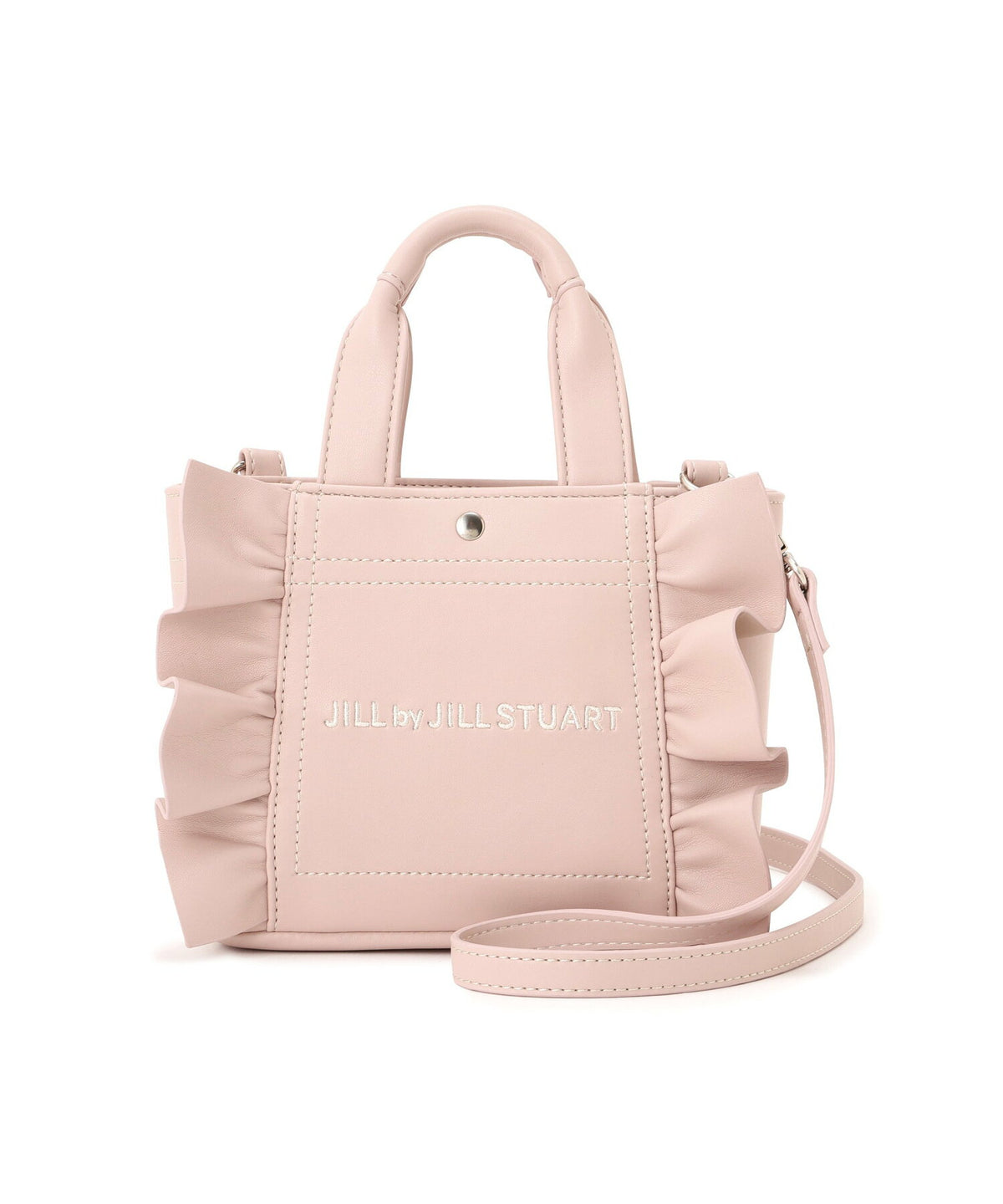 [預訂款] [請先向客服查詢日本庫存] JILL by JILL STUART- 高質感細荔枝紋經典荷葉邊迷你托特包（全3色） SG0102