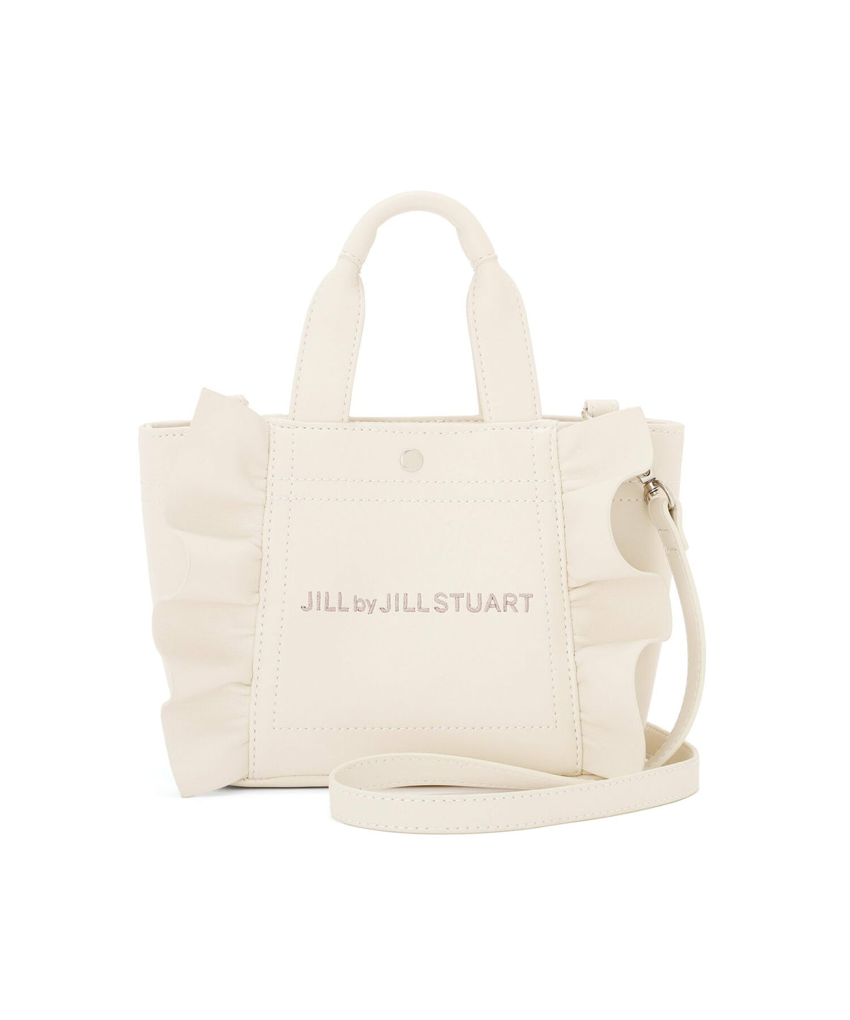 [預訂款] [請先向客服查詢日本庫存] JILL by JILL STUART- 高質感細荔枝紋經典荷葉邊迷你托特包（全3色） SG0102