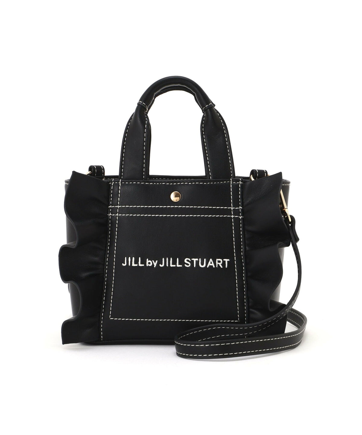 [預訂款] [請先向客服查詢日本庫存] JILL by JILL STUART- 高質感細荔枝紋經典荷葉邊迷你托特包（全3色） SG0102