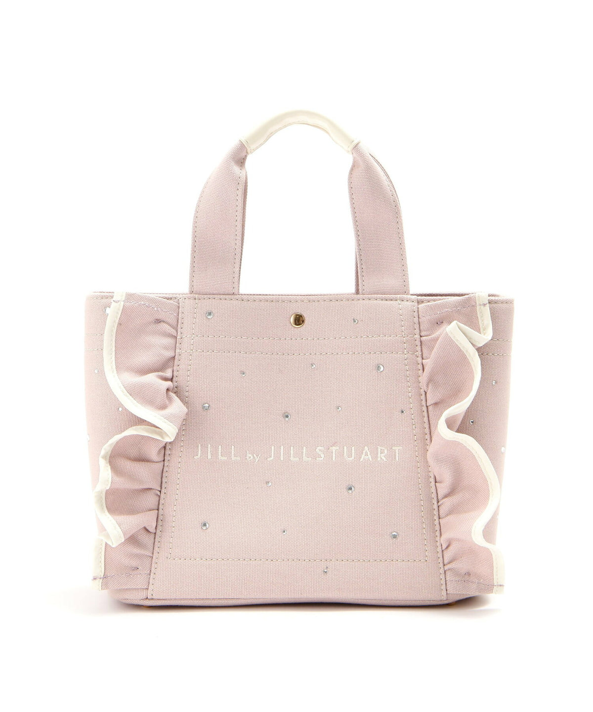 [預訂款] [請先向客服查詢日本庫存] JILL by JILL STUART- 耀眼寶石水鑽大體量波浪荷葉邊帆布兩用手提托特包（全3色） SG0097