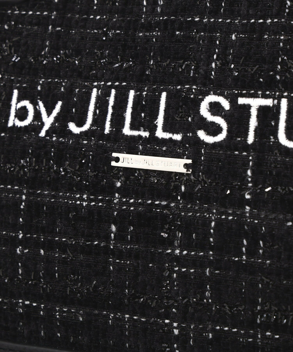 [預訂款] [請先向客服查詢日本庫存] JILL by JILL STUART- 精緻華麗閃耀水鑽撞色粗花呢雙肩帶托特包（全4色） SG0092