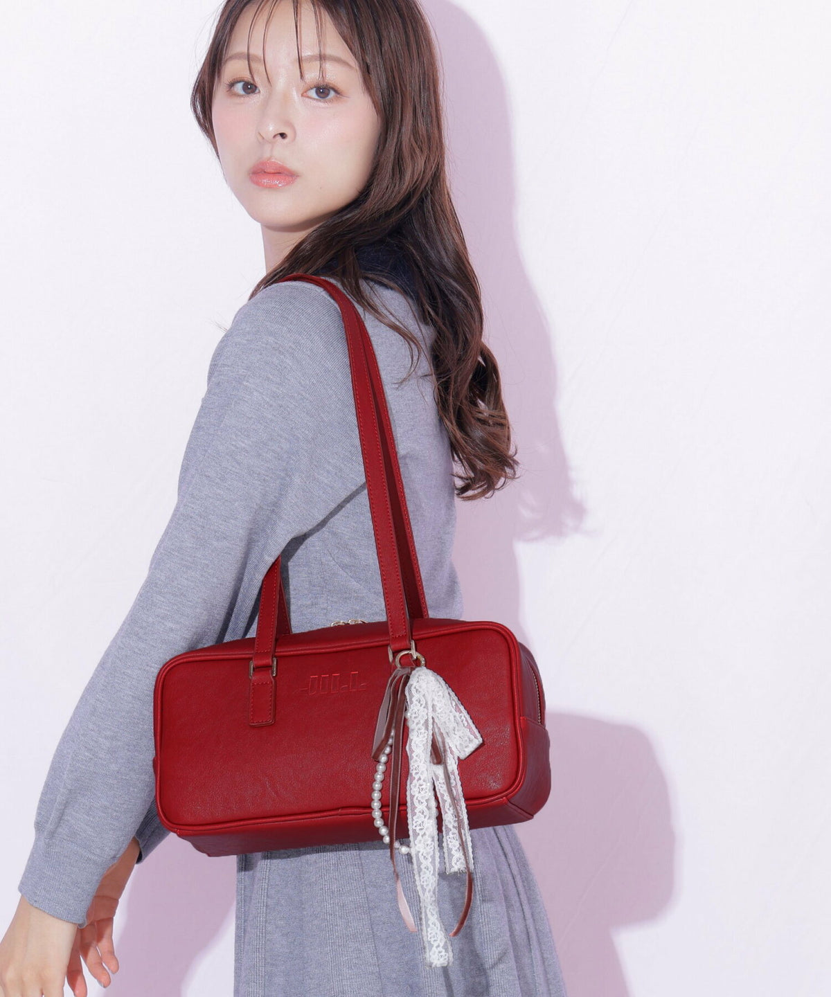[預訂款] [請先向客服查詢日本庫存] JILL by JILL STUART- 復古英倫風極簡橫軸硬挺皮革防刮迷你波士頓包（全5色） SG0101