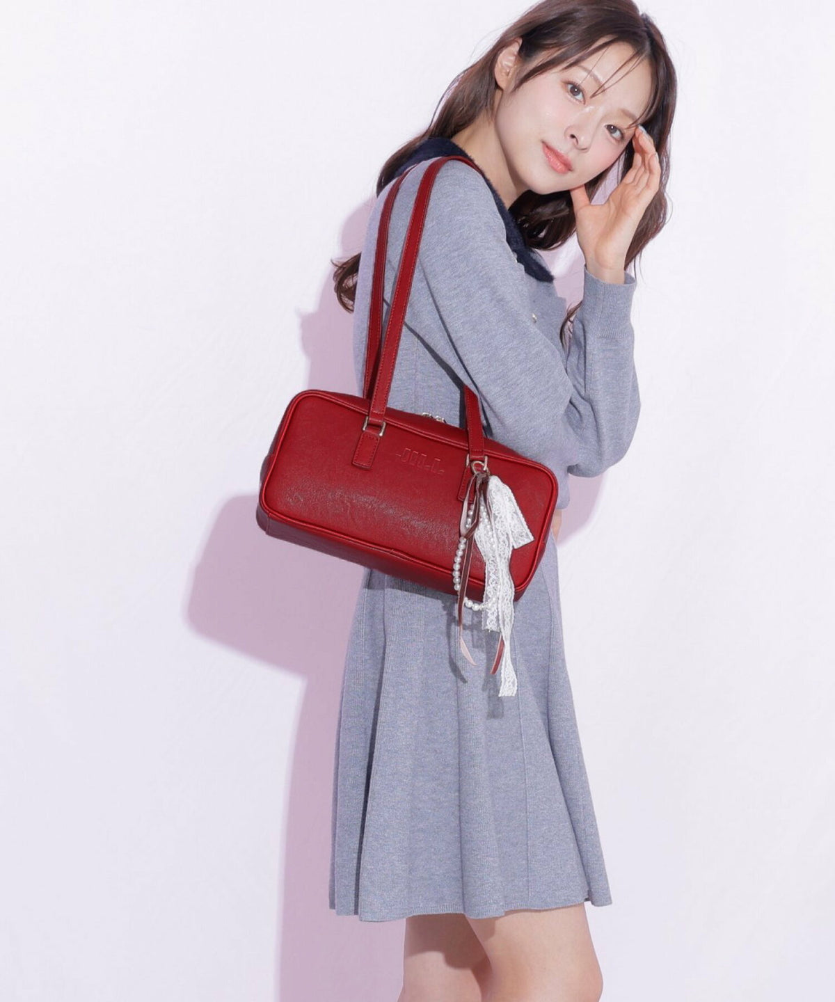 [預訂款] [請先向客服查詢日本庫存] JILL by JILL STUART- 復古英倫風極簡橫軸硬挺皮革防刮迷你波士頓包（全5色） SG0101