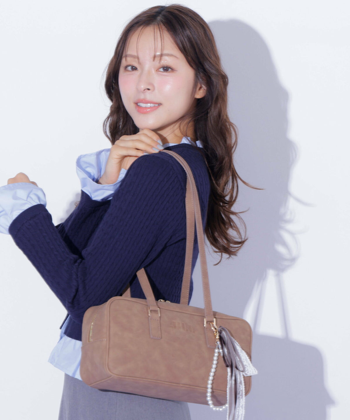 [預訂款] [請先向客服查詢日本庫存] JILL by JILL STUART- 復古英倫風極簡橫軸硬挺皮革防刮迷你波士頓包（全5色） SG0101