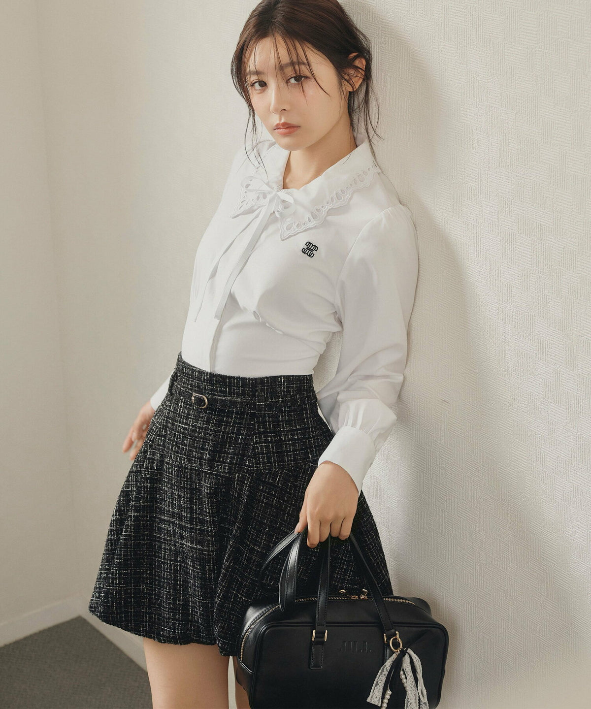 [預訂款] [請先向客服查詢日本庫存] JILL by JILL STUART- 復古英倫風極簡橫軸硬挺皮革防刮迷你波士頓包（全5色） SG0101