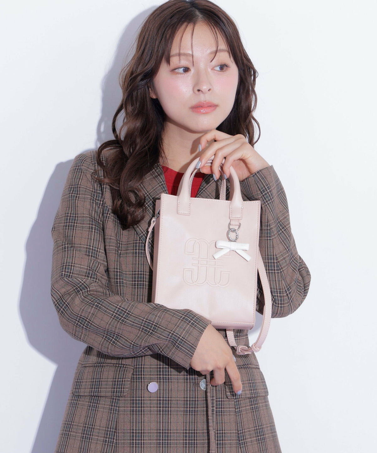 [預訂款] [請先向客服查詢日本庫存]  JILL by JILL STUART- Link J L微章皮革刺繡雙提手帆布迷你托特包（全3色） SG0091