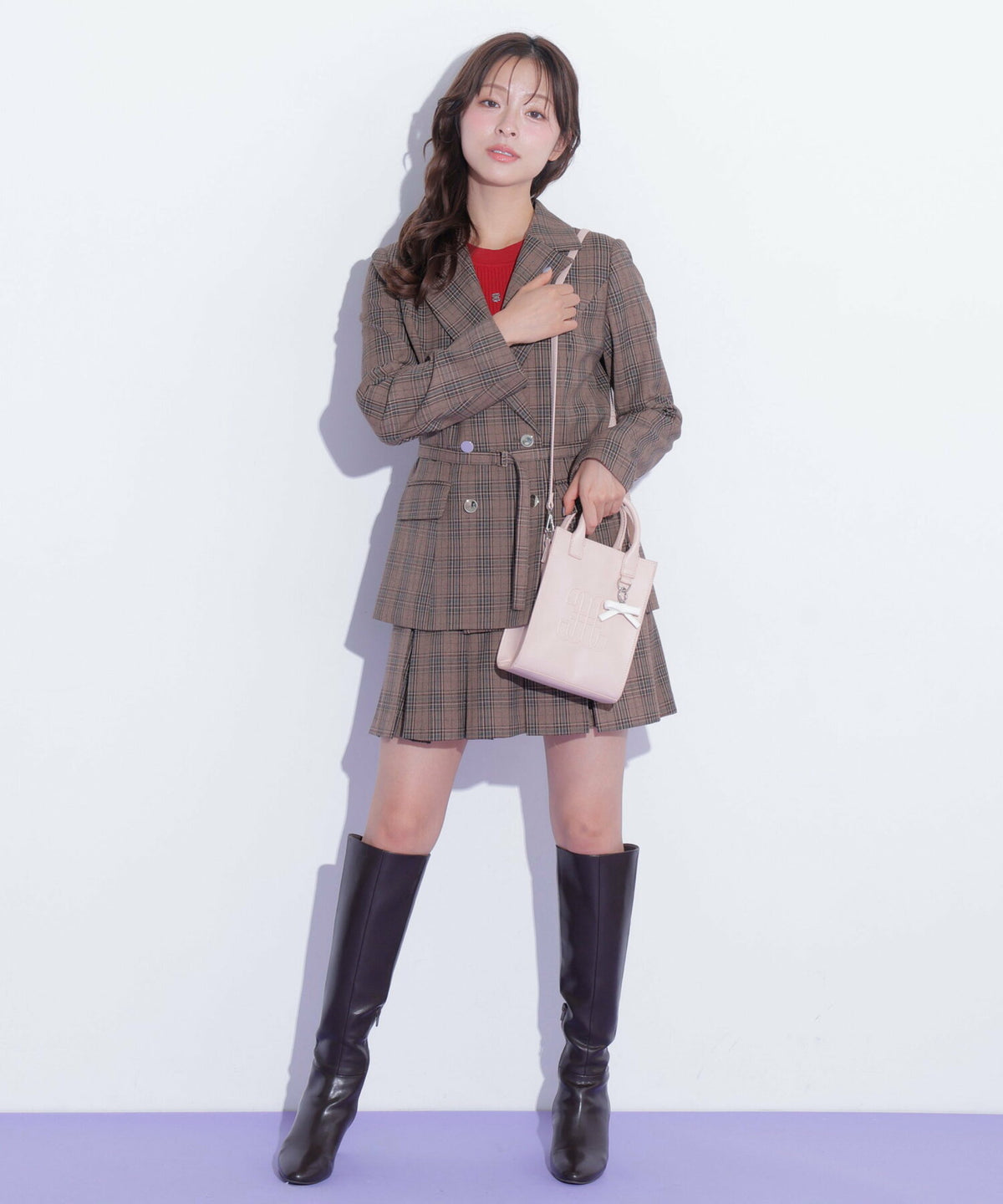 [預訂款] [請先向客服查詢日本庫存]  JILL by JILL STUART- Link J L微章皮革刺繡雙提手帆布迷你托特包（全3色） SG0091
