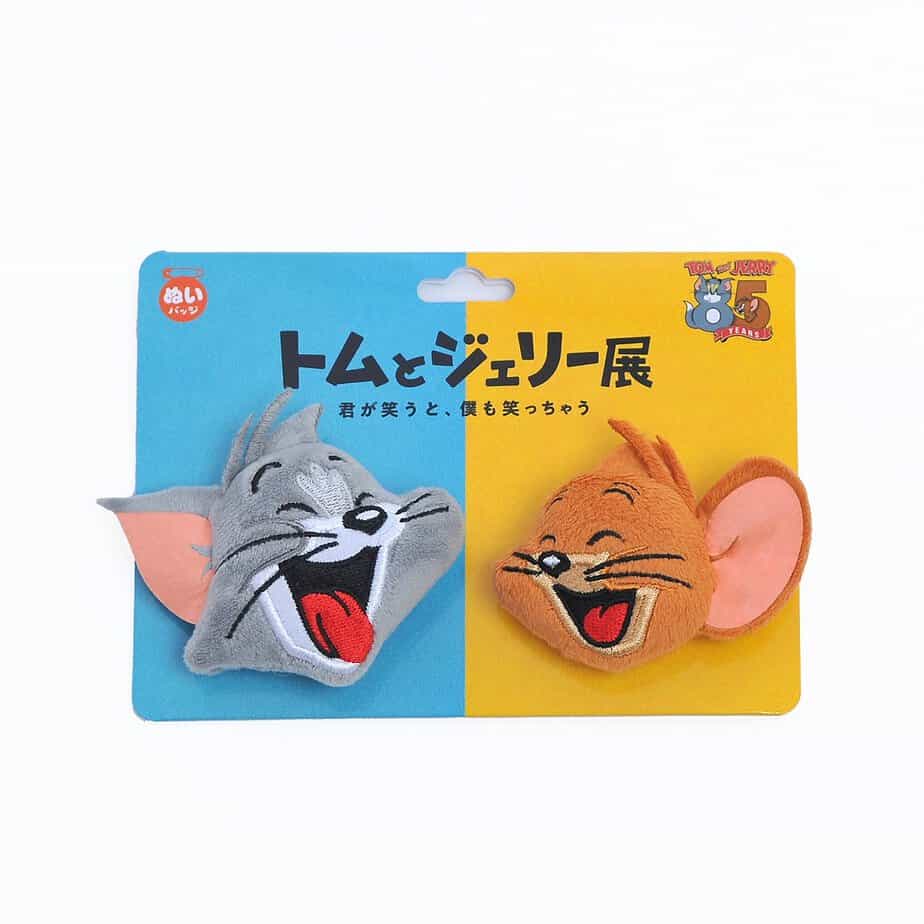 [現貨] Tom and Jerry - 85週年紀念Tom and Jerry日本展限定！Tom and Jerry 公仔襟章   STJ0262