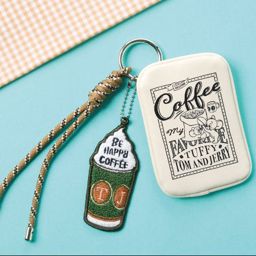 [現貨] Tom and Jerry X Tully's Coffee 咖啡刺繡卡套 STJ00227