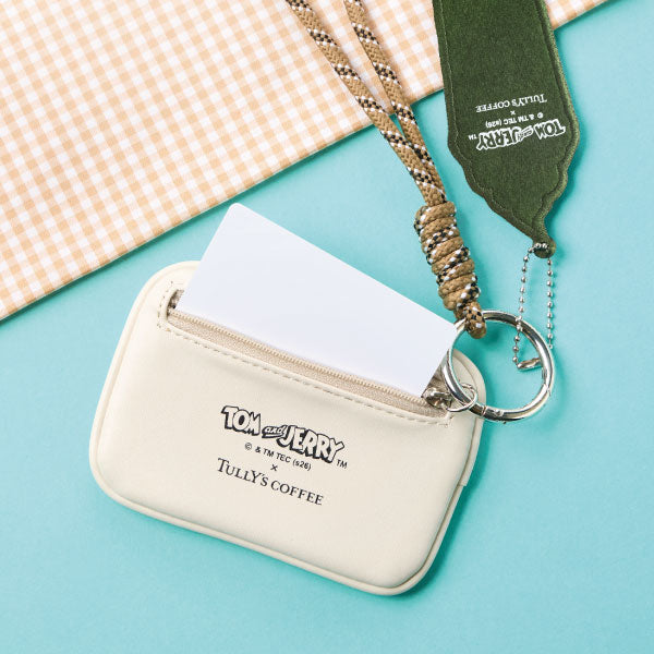 [現貨] Tom and Jerry X Tully's Coffee 咖啡刺繡卡套 STJ00227