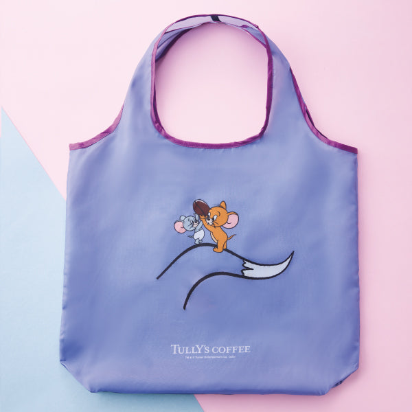 [現貨] Tom and Jerry X Tully's Coffee 大頭大容量環保袋（附芝士收納袋）STJ00229