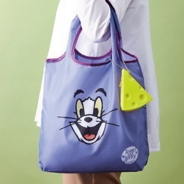 [現貨] Tom and Jerry X Tully's Coffee 大頭大容量環保袋（附芝士收納袋）STJ00229