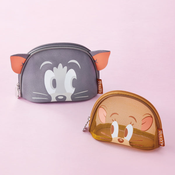 [現貨] Tom and Jerry X Tully's Coffee 大頭小物袋套裝（1套2件）STJ00228