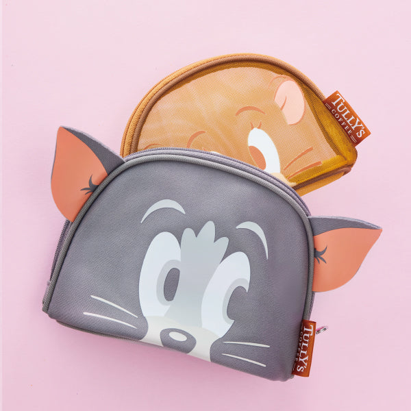 [現貨] Tom and Jerry X Tully's Coffee 大頭小物袋套裝（1套2件）STJ00228