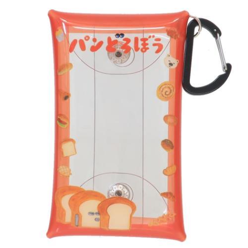 [現貨] パンどろぼう麵包小偷- 透明圖案PVC收納包附登山扣- RED SBB0146