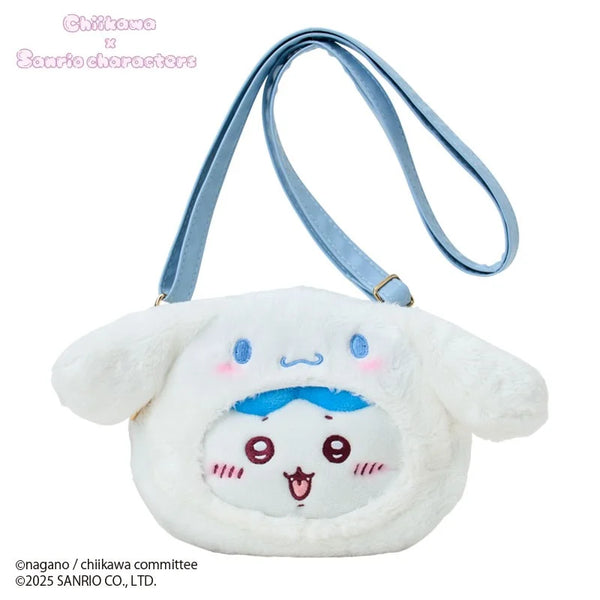 [準現貨][約11月尾-12月頭到貨]ちいかわCHIIKAWA X Sanrio 聯乘- ハチワレ 小八 X 玉桂狗 小物袋 SCH1262