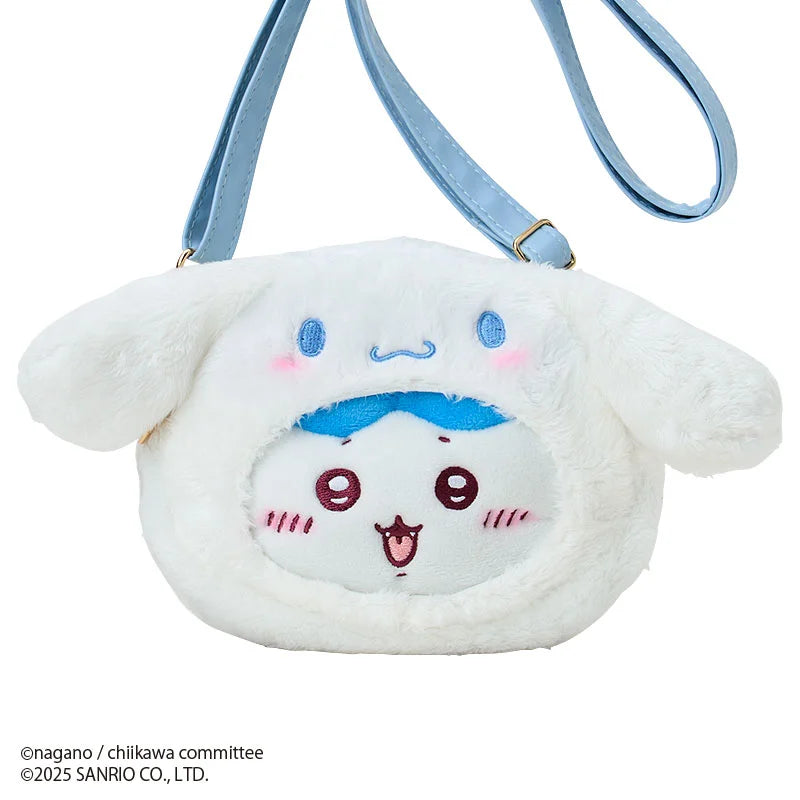 [準現貨][約11月尾-12月頭到貨]ちいかわCHIIKAWA X Sanrio 聯乘- ハチワレ 小八 X 玉桂狗 小物袋 SCH1262