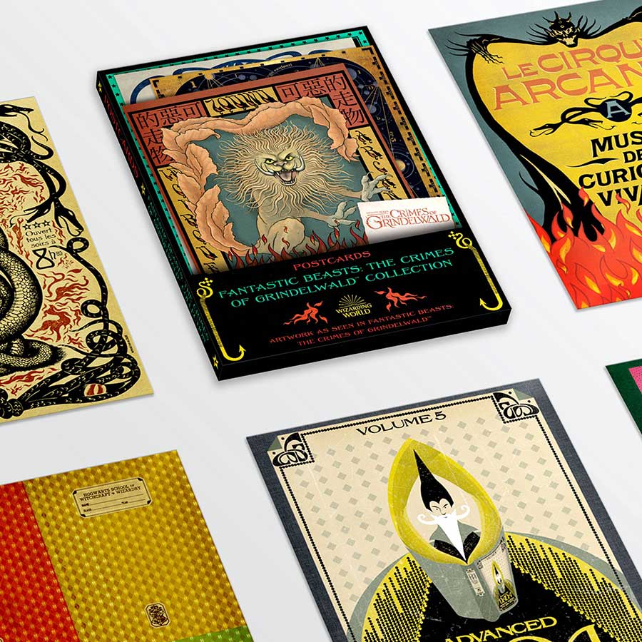 [In Stock] [Free Shipping] Fantastic Beasts the Crimes of Grindelwald Collection Post Card Set SHP0022