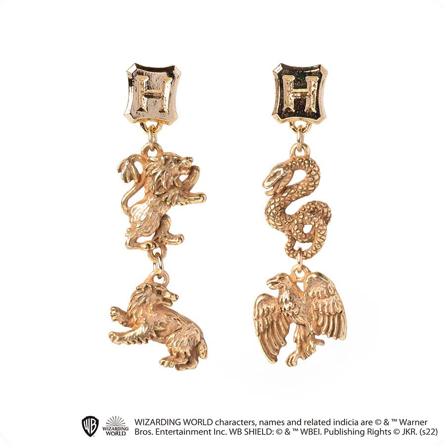 [Pre-order Item] Harry Potter Hogwarts Four Houses Symbolic Animal Earrings SHP0082