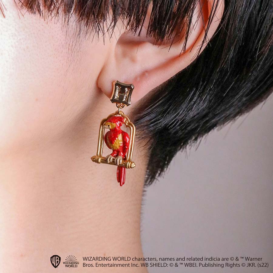 [Pre-order] Harry Potter Owl - Hedwig X Phoenix - Fawkes Earrings SHP0083