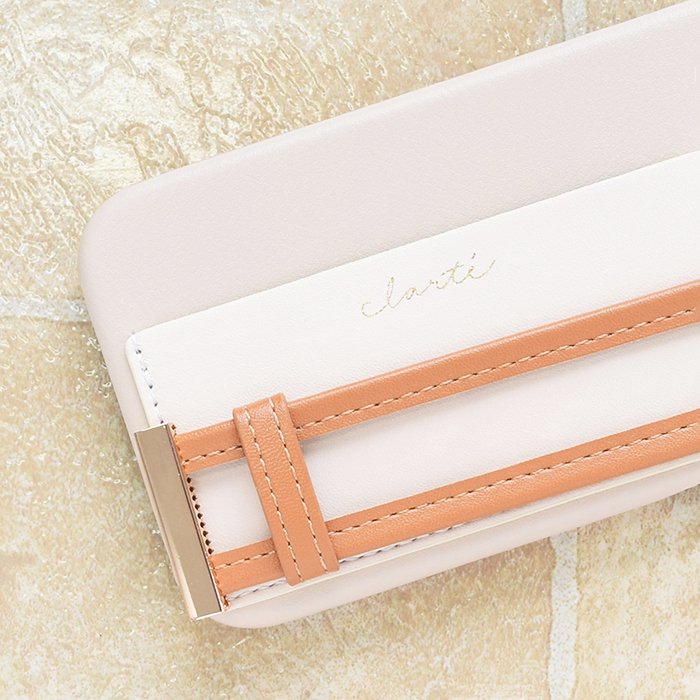 [Pre-order Item] Faux leather phone case with anti-slip wristband and card slot design, also suitable for hanging lanyard (2 styles available, compatible with iPhone 12/12 Pro and iPhone 13/13 Pro) SH0054