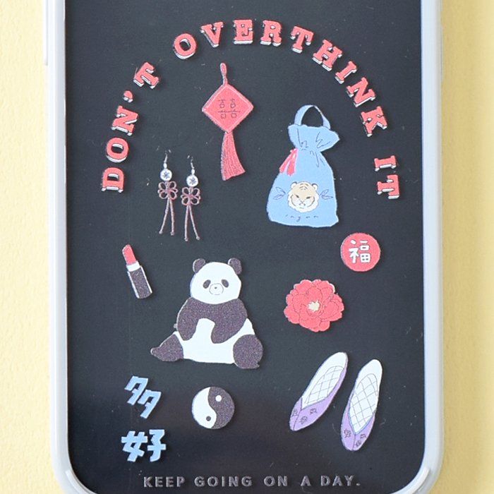 [Pre-order Item] Cute Bear Pattern Transparent iPhone Case (3 Designs Available, Compatible with iPhone 13/13 Pro) SH0049