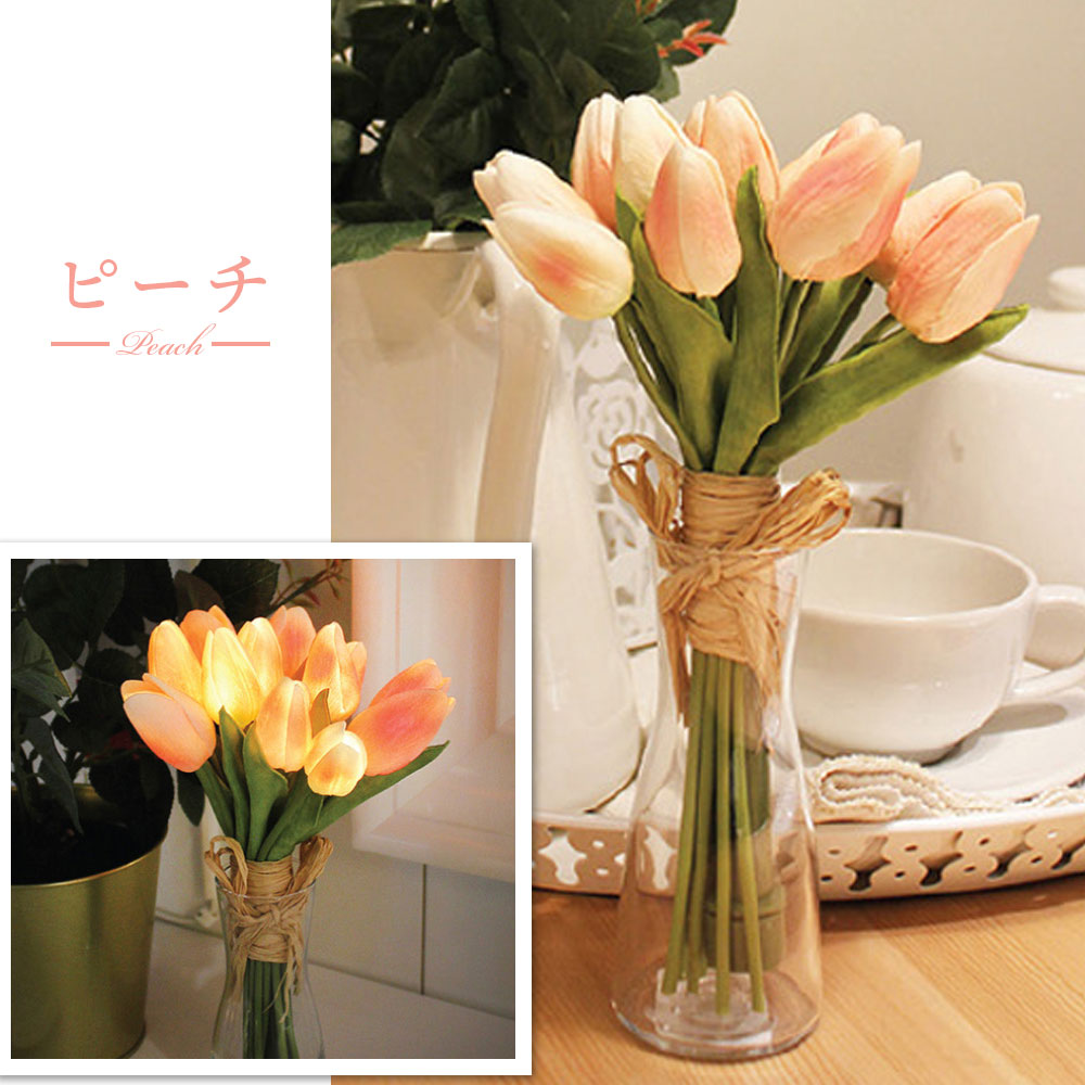 [Pre-order Item] LED Illuminated Tulip Bouquet (3 Colors Available) SH0091