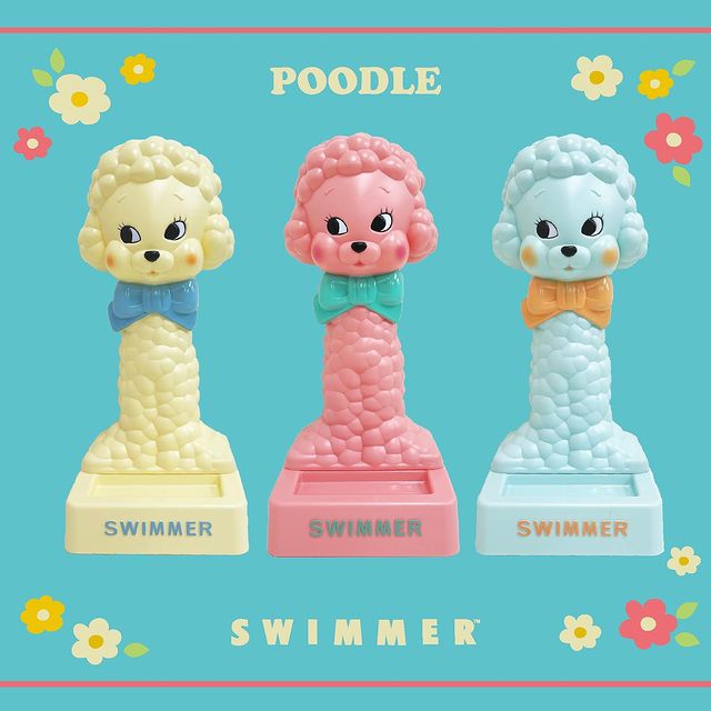 [Pre-order Item] Retro Style Cat/Poodle Hairstyle - Hat/Wig + Accessory Stand (2 styles, 3 colors each) SH0042