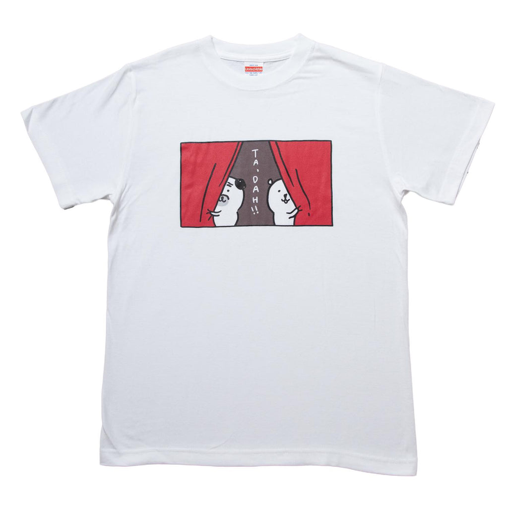 [現貨] ナガノNAGANO 男女都著得！TA-DAH！！登場 白色TEE (S碼）SNA0009