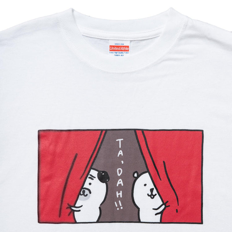 [現貨] ナガノNAGANO 男女都著得！TA-DAH！！登場 白色TEE (S碼）SNA0009