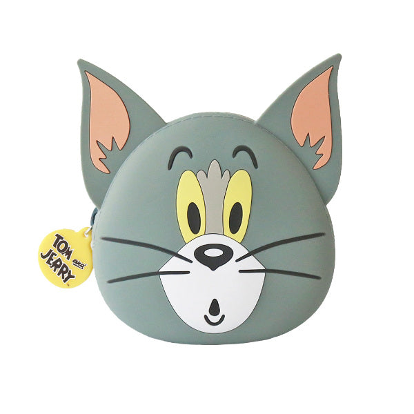 [現貨] Tom X Jerry X Tuffy♪ 大面矽膠小物袋 (TOM)  STJ0024