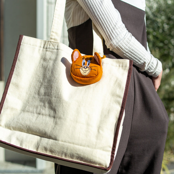 [Pre-order Item] Jerry X Tuffy X Muscles Mini Club Series♪ Round Big Head Tote Bag STJ0006