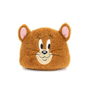 [現貨] Tom & Jerry 蓬鬆搖粒絨大面圖案化妝袋（Jerry ） STJ0061