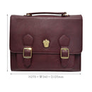 [預訂款] Harry Potter X FLAPPER聯乘- 3Way(手提包X單肩包X背囊)學院復古三用包（全4款；葛來分多Gryffindor/ 史萊哲林Slytherin/ 雷文克勞Ravenclaw/ 赫夫帕夫Hufflepuff）SHP0006