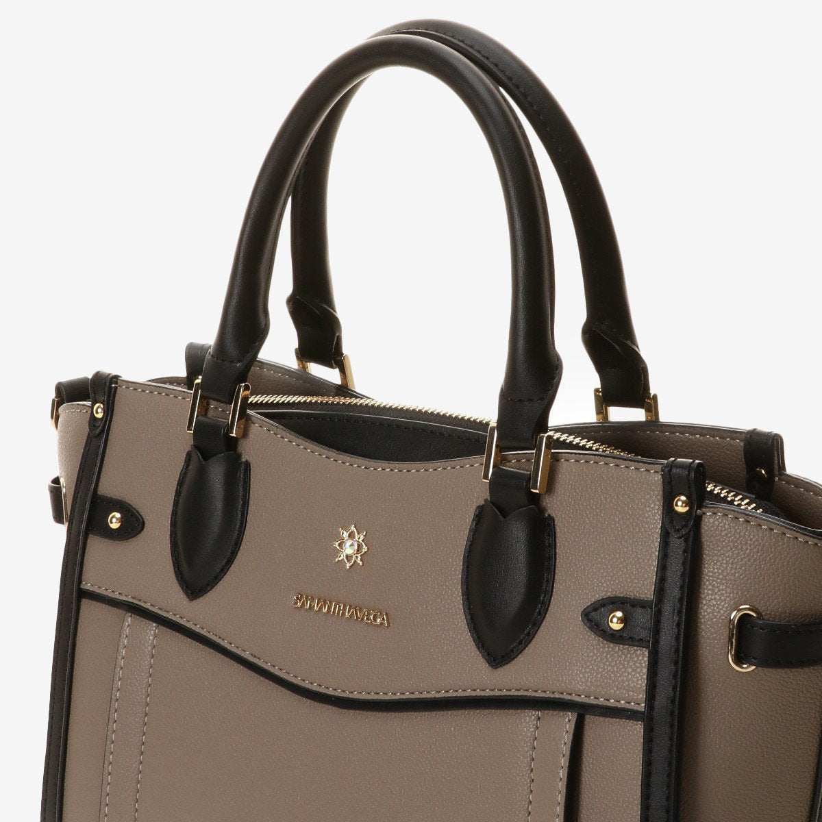 [Pre-order] SAMANTHA VEGA - Simple Sparkling Jewelry Pattern Handbag, Medium Size (4 Colors Available) SSG0036