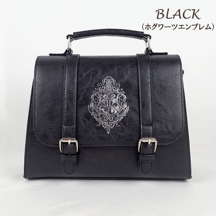 [Pre-order] Harry Potter X FLAPPER Collaboration - 3Ways (Handbag X Shoulder Bag X Backpack) Retro School Bag (6 designs: Hogwarts Badge (Brown/Black)/Gryffindor/Slytherin/Ravenclaw/Hufflepuff) SHP0079