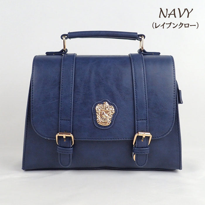 [Pre-order] Harry Potter X FLAPPER Collaboration - 3Ways (Handbag X Shoulder Bag X Backpack) Retro School Bag (6 designs: Hogwarts Badge (Brown/Black)/Gryffindor/Slytherin/Ravenclaw/Hufflepuff) SHP0079