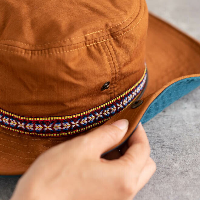 [預訂款] 男女適用！民族風戶外防曬遮太陽帽子 漁夫帽（全10色）SC0071