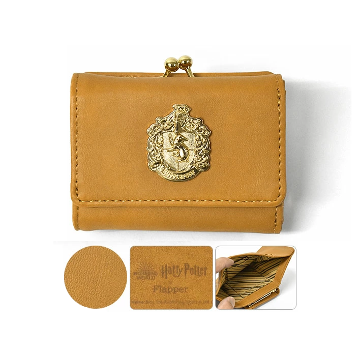 [Pre-order] Harry Potter x Flapper Collaboration - Vintage Tri-fold Silver Bags featuring Gryffindor, Slytherin, Ravenclaw, and Hufflepuff (4 designs in total) SHP0004
