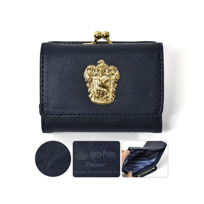 [Pre-order] Harry Potter x Flapper Collaboration - Vintage Tri-fold Silver Bags featuring Gryffindor, Slytherin, Ravenclaw, and Hufflepuff (4 designs in total) SHP0004
